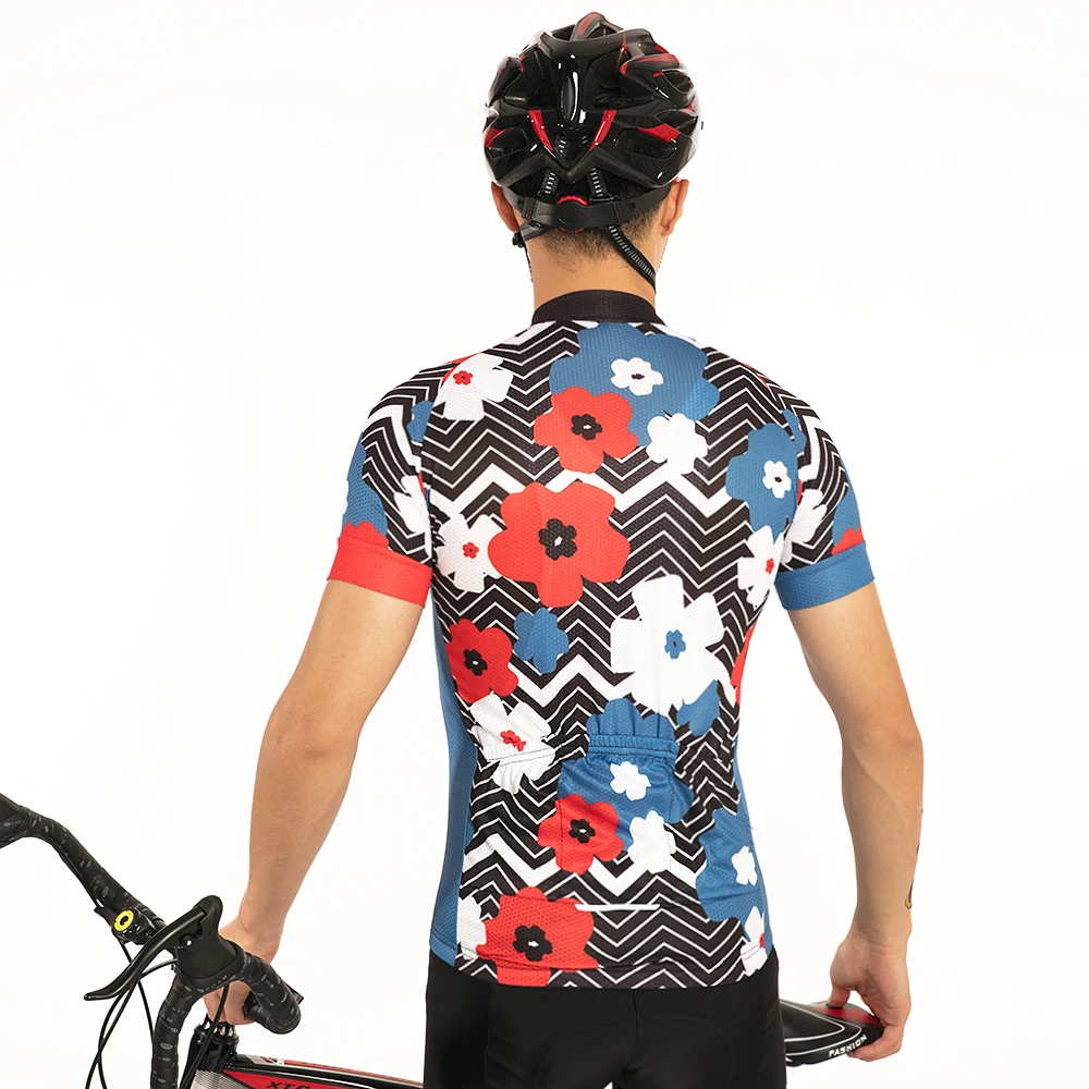 Cyklistika jersey pánske Bike Jersey cyklistika dres mládež MTB cyklistické Oblečenie Krátky Rukáv T-Shirts Závodné Športové Priedušná jersey