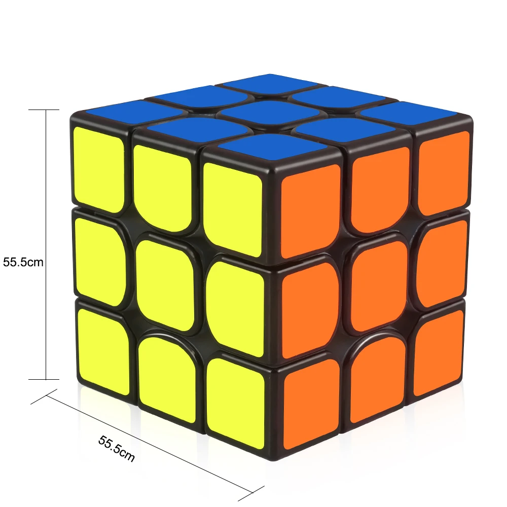 D-FantiX Yj MGC 3x3x3 Magic Cube Magnetické 3x3 Rýchlosť Kocky Black Core Puzzle, Hračky, Darčeky pre Deti, Dospelých Profesionálne Cube Game
