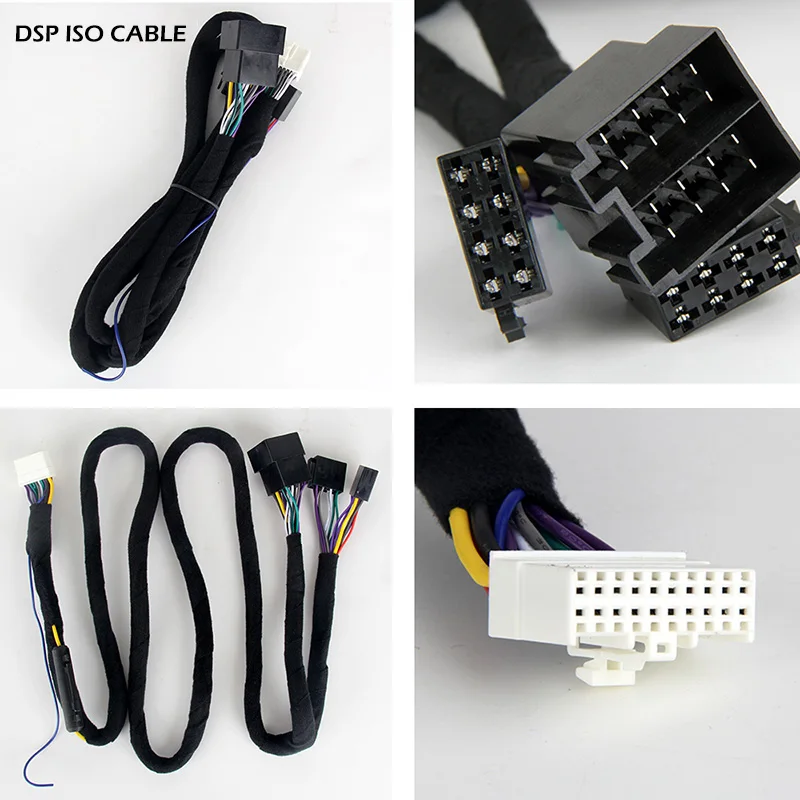 Dasaita DSP Zosilňovač Car Audio Digitálny Zvukový Signál Procesor pre VW Toyota, Nissan spoločnosti Ford, Hyundai ISO kábel