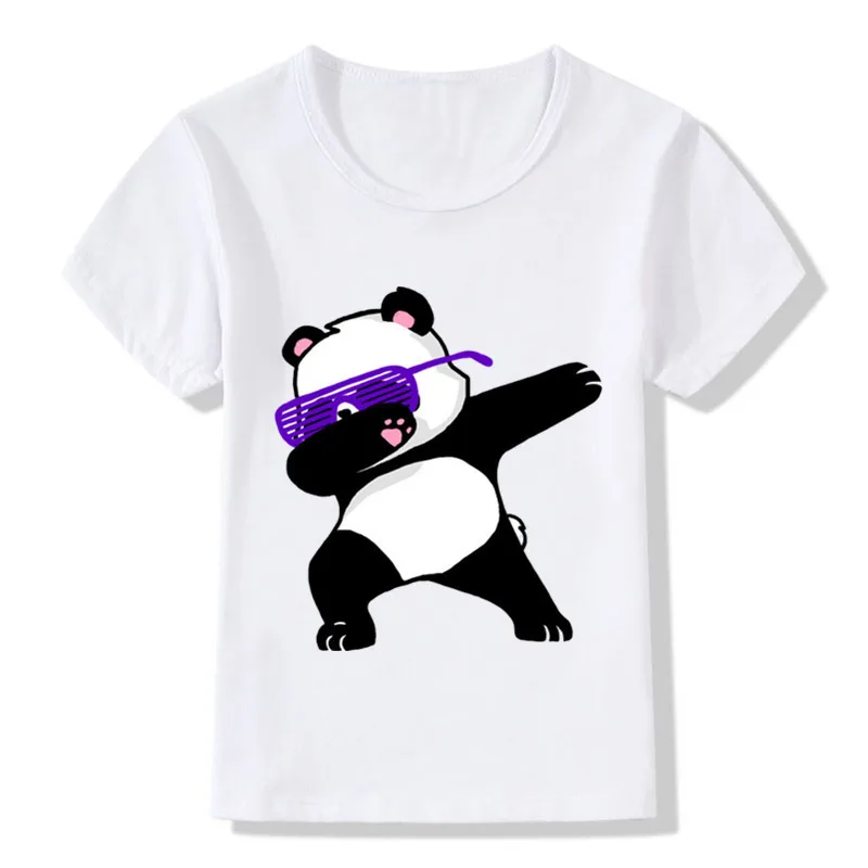 Deti, Dievčatá t-shirt Dabbing Jednorožec Letné Baby Boy T-shirts Zábavné Hip Hop Topy Krátky Rukáv Deti Oblečenie Batoľa Top Čaj