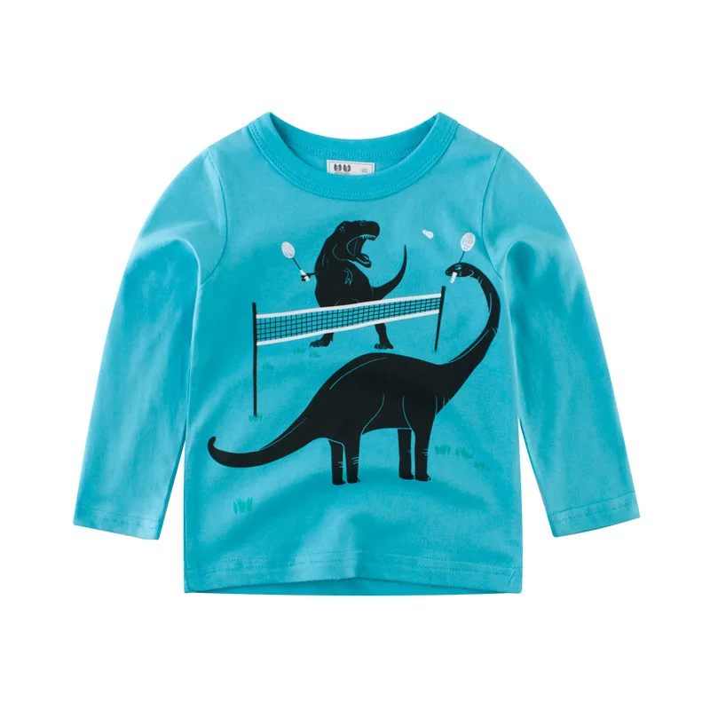 Deti Vynikajúcu kvalitu T-shirt batoľa Spodnej Tričko Dinosaura Jurský Park Bavlna dievča Top Chlapec tees veľkoobchod Deti oblečenie