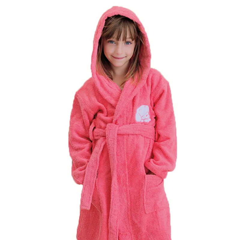 Detská Kúpeľ Župan Deti Župany pre Chlapcov, Dievčatá Pyjamas uterák fleece Kapucňou Bebe Pláži Sleepwear Deti Oblečenie v zime v lete