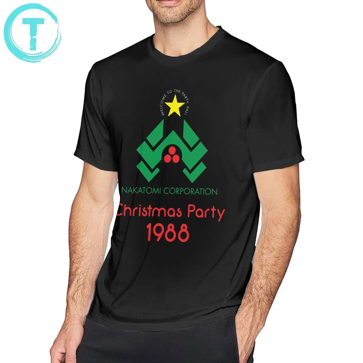 Die Hard T Shirt Vitajte Na Party Pal T-Shirt Úžasné Short-Sleeve Tee Tričko Bavlna Vytlačené Mužov Tričko