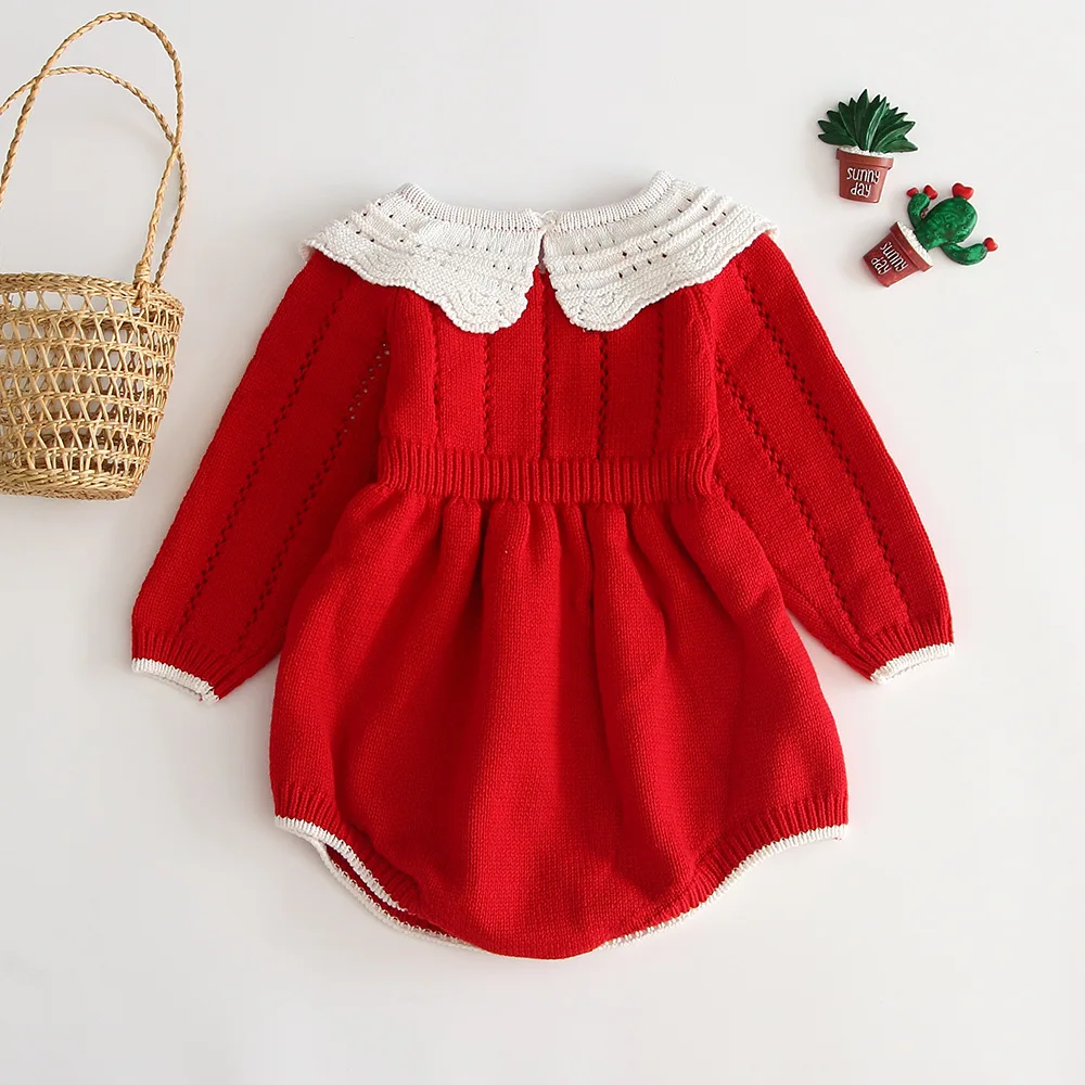 Dieťa Romper Jar Knitwear Baby Dievčatá Oblečenie Novorodenca Oblečenie Nastaviť Zimné Jumpsuit Pre Chlapcov Unisex Detské Oblečenie 0 3 6Month