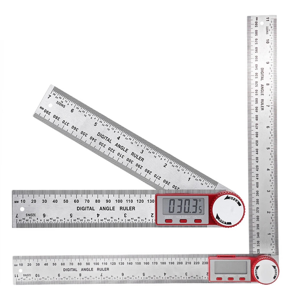 Digitálne Uhlomery Uhlové Pravítko 300mm 12inch Uhol Finder Meter Inclinometer Rozsahu Elektronické Goniometer Uhlomeru Uhol Rozchod