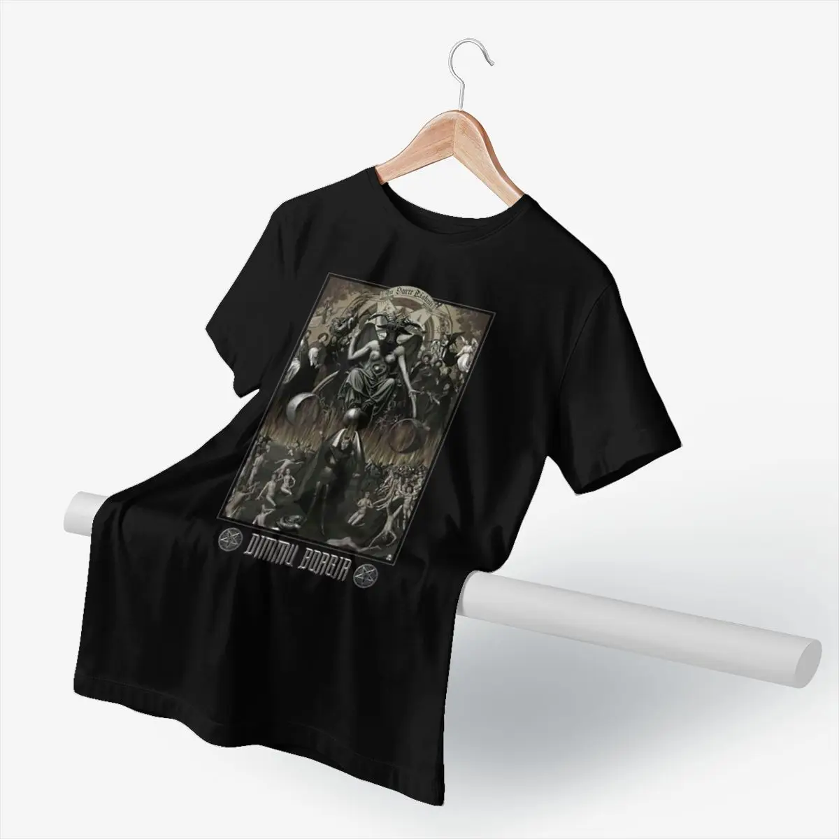 Dimmu Borgir T Shirt Dimmu Borgir T-Shirt Klasické Krátke Rukávov Tee Tričko Vytlačené Bavlna Roztomilý Človek 5xl Tričko