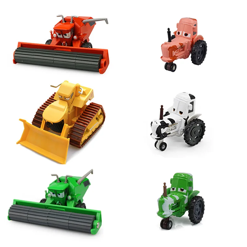 Disney Pixar Cars 2 3 Frank A Traktor Diecast Kovové Zliatiny, Model Auta, Nový Rok Darček Hračka pre Dieťa Chlapec