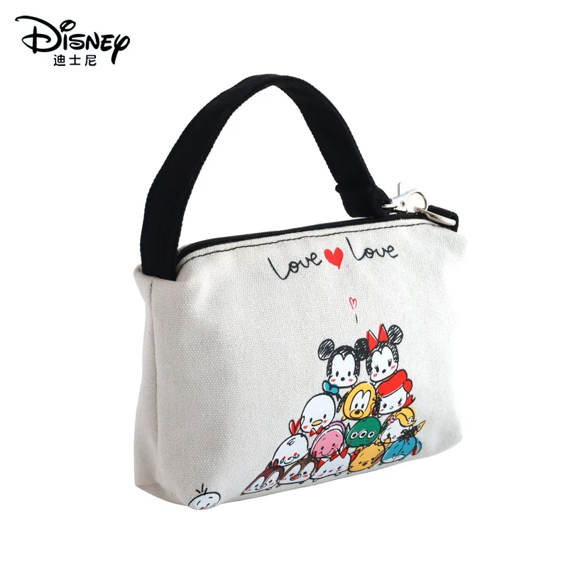 Disney Skutočné Mickey Mouse Ženy Kabelka Cartoon Minnie Hobos Módne Lady Multifunkčné Kozmetická Taška skladovanie Tašky