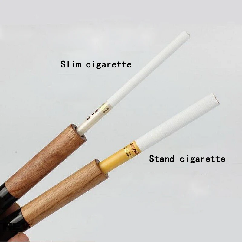 Dlhá Cigareta Masívneho Dreva Filter Tryska Tvorivé Dlhý Prút popolníky pre Mužov a Ženy