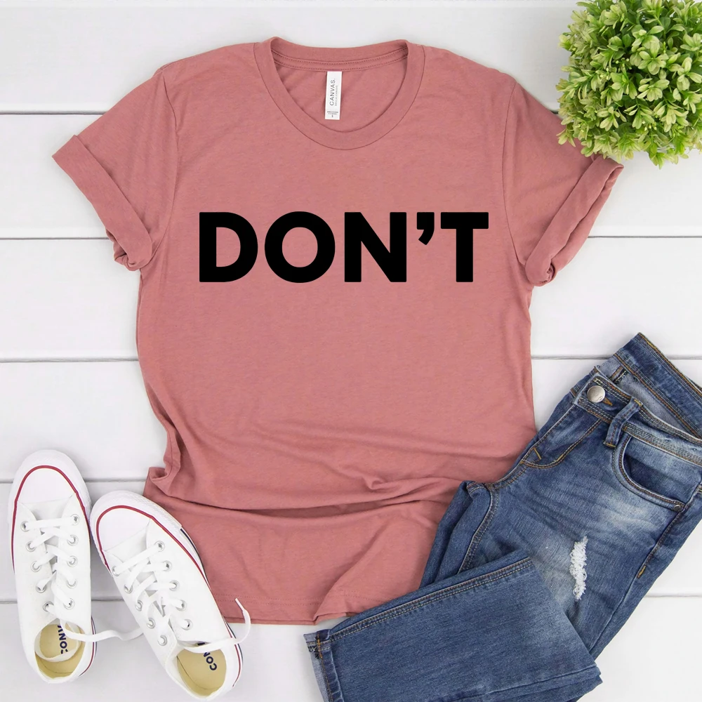 Don T-Shirt Wild Rezervovaný Rebel Schitt Creek Tričko Ženy Feministické Tee Ew TV Show Inšpiroval Košele David Rose Tess Harajuku Topy