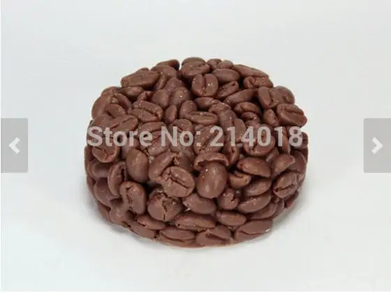 Doprava zadarmo Kávové zrná tvarované silikónové mydlo formy fondant Cake decoration plesní, Ručne vyrábané mydlo plesní