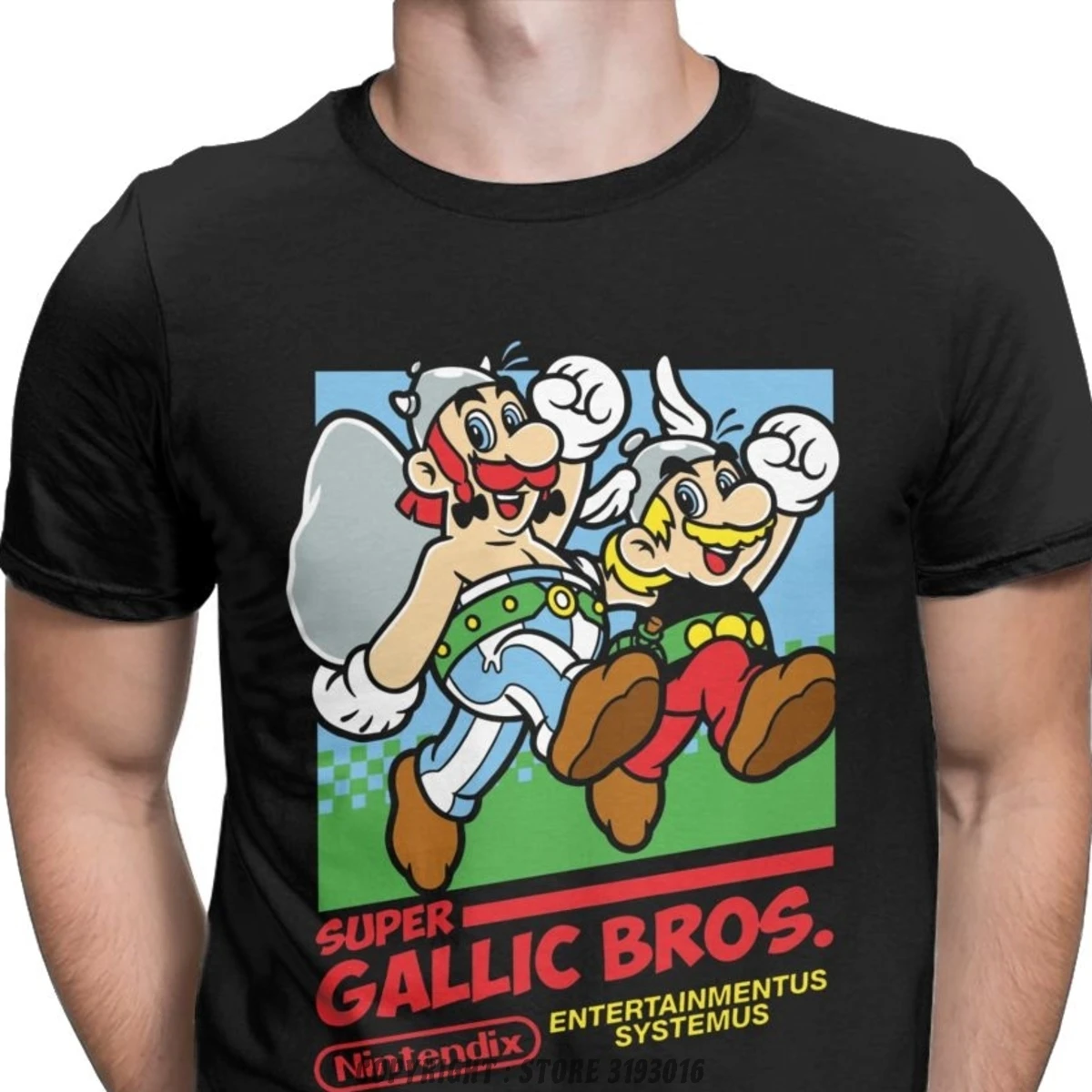 Dospelí Muži, T Košele Super Galský Bros Asterix A Obelix Vintage Bavlnené Tričko Getafix Francúzska Komédia Dogmatix Tričká