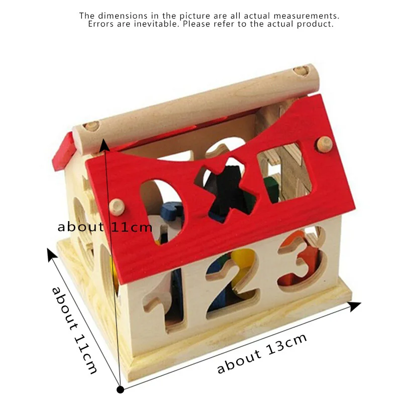 Drevené Geometrické Tvary Montessori Puzzle Triedenie Matematika Tehly Predškolského Vzdelávania Vzdelávacie Hra, Dieťa, Batoľa, Hračky pre Deti,