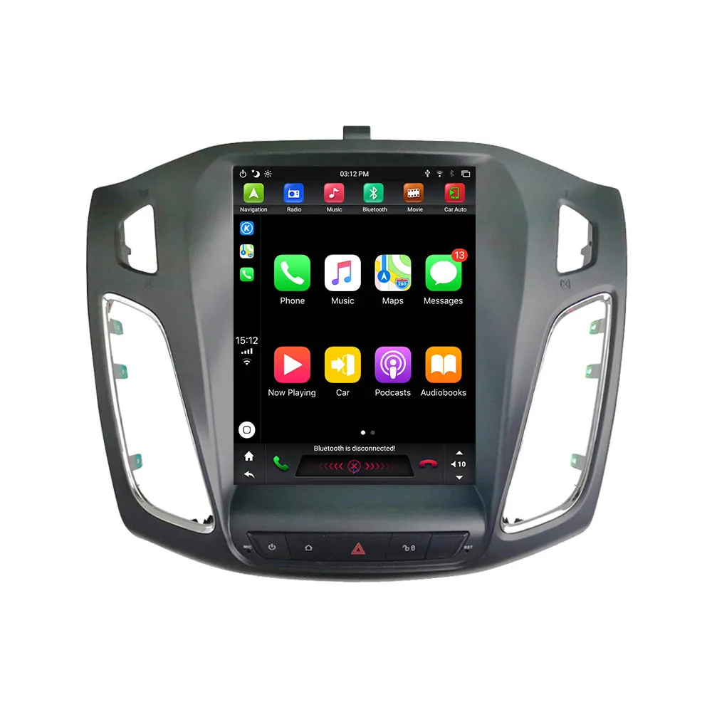 DSP Carplay Plazmové obrazovky 4+64GB Android 9.0 Auto Multimediálny Prehrávač Pre Ford Focus 2013 GPS Rádio Auto stereo vedúci jednotky