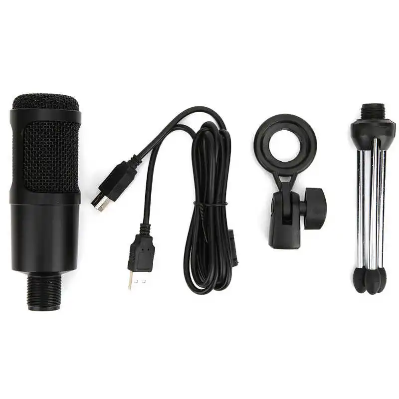 Elektrický Nástroj, USB, Mikrofón, 192KHZ / 24Bit Vysokej Vzorkovacej frekvencie Profesionálny Mikrofón Počítač Príslušenstva pre Herné Hlas