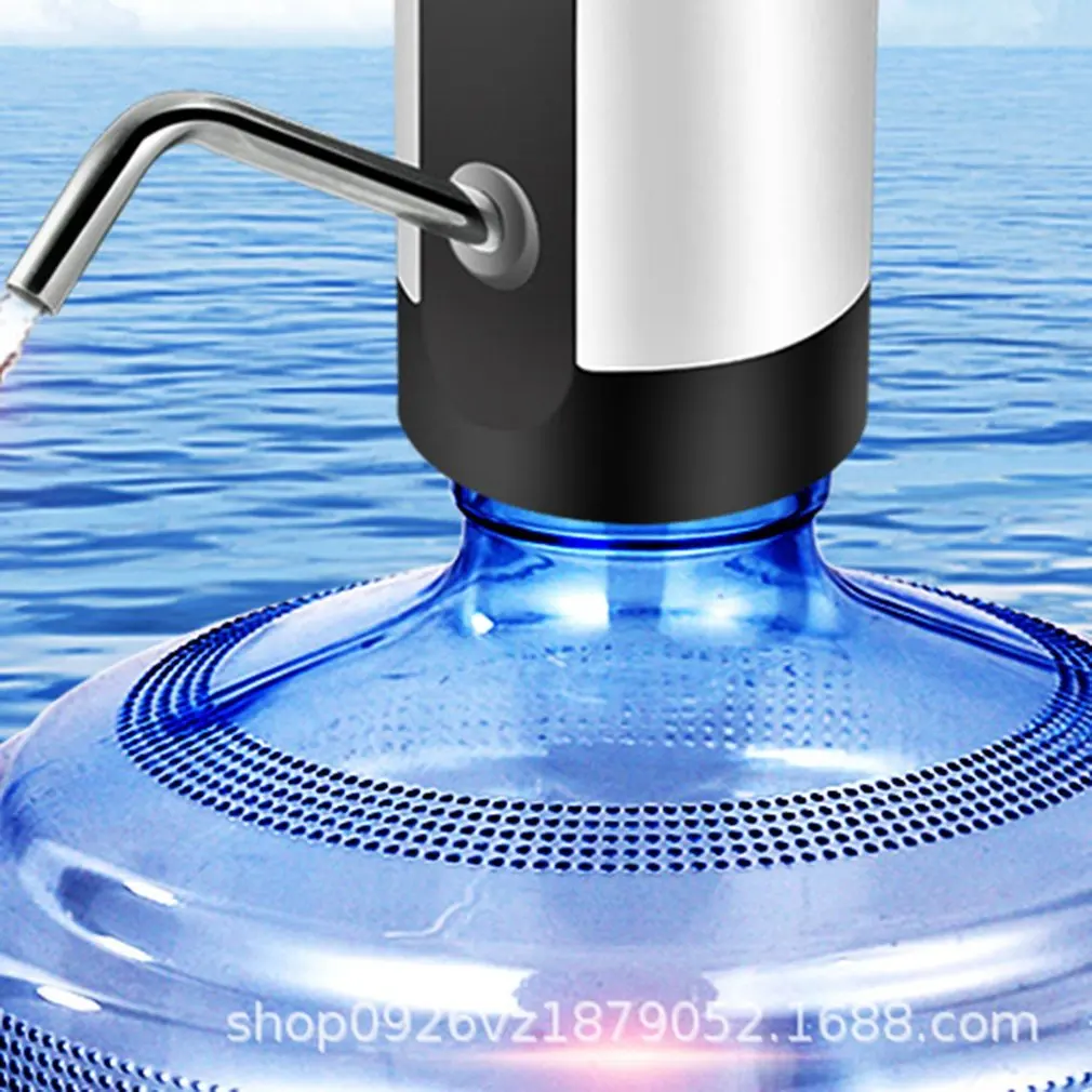 Elektrický Zásobník Vody Prenosné Smart Wireless Galón Pitie Fľaša Prepínač USB Nabíjateľné 2 Farby