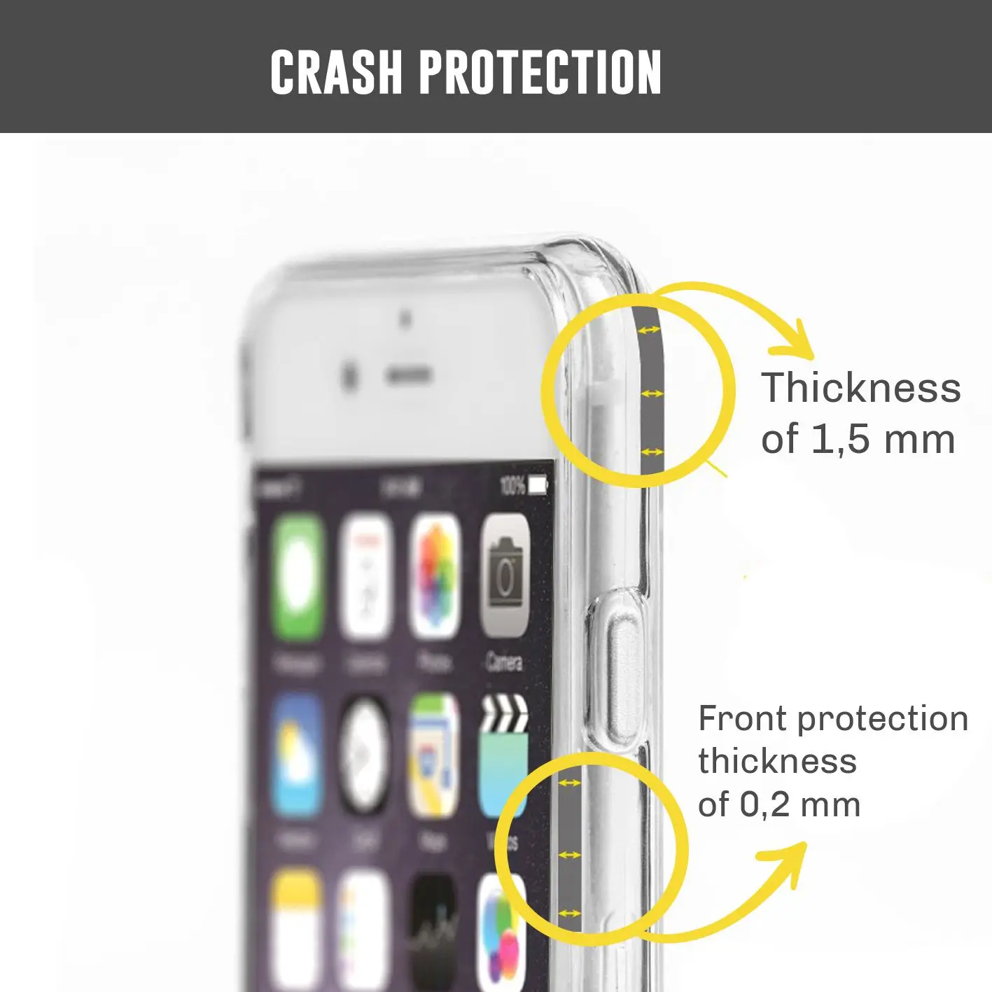 FunnyTech®puzdro pre Iphone 12 Mini l jar Mini-Koktaily transparentné