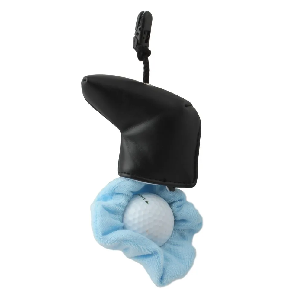 Golf Putter Kryt Tvar Ornament s Klip Príslušenstvo Malé Iner Handričkou Uterák MINI Loptu Podložka Cleaner