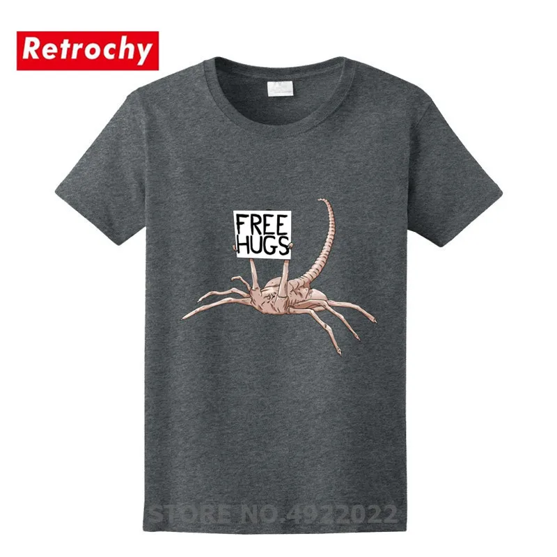 Grafické Pohode Cudzinec Scorpion Beg Free Hugs T Shirt Mužov Horor Robot Facehugger T-shirts Filmy Úžasné Xenomorph Tričko Camisetas