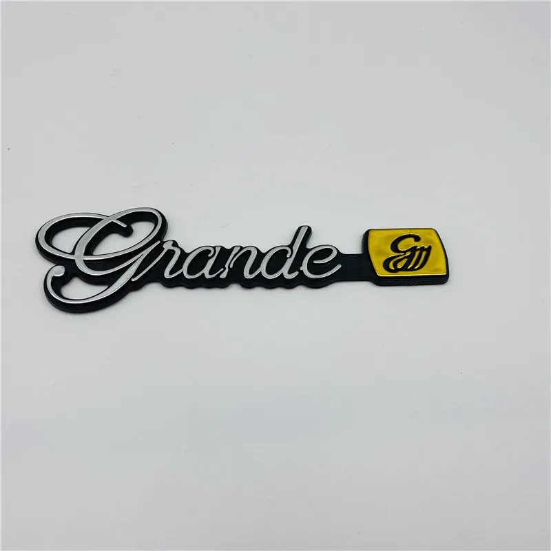 Grande g Znak, Odznak Logo Black Silver List Pre Toyota Markie Mark II Grande Zadné Ostrohové Auto Samolepky