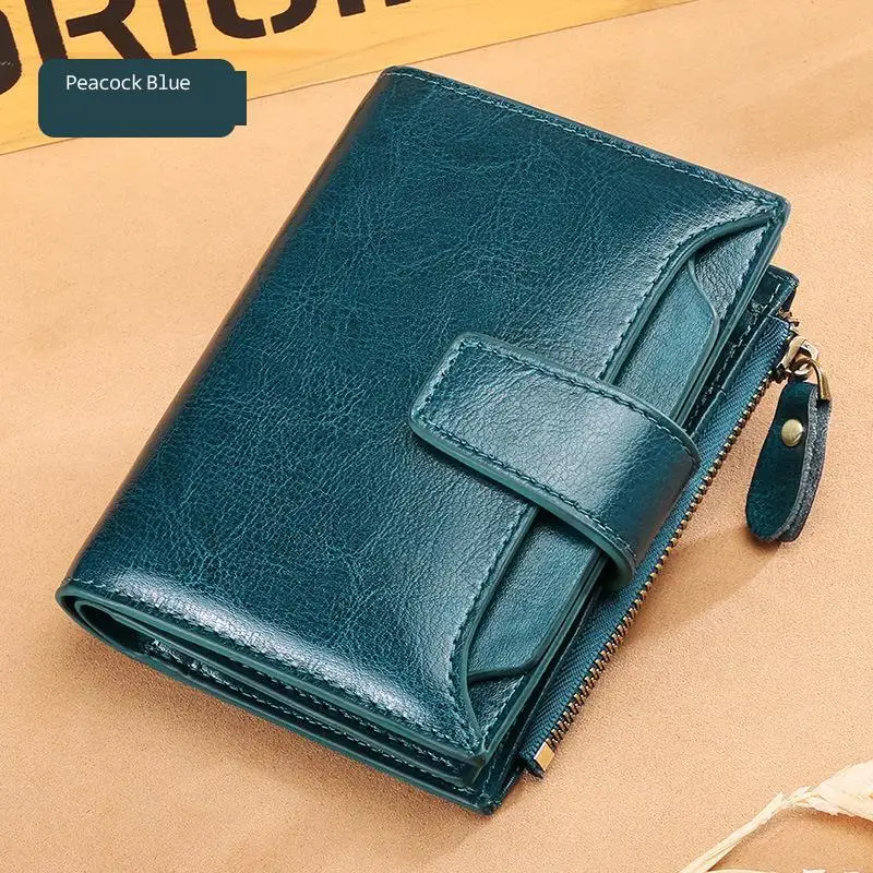 GROJITOO Nové Originálne Kožené dámske peňaženky krátke multi-funkčné peňaženka pre ženy kvalitné zips, pracka dámske peňaženky