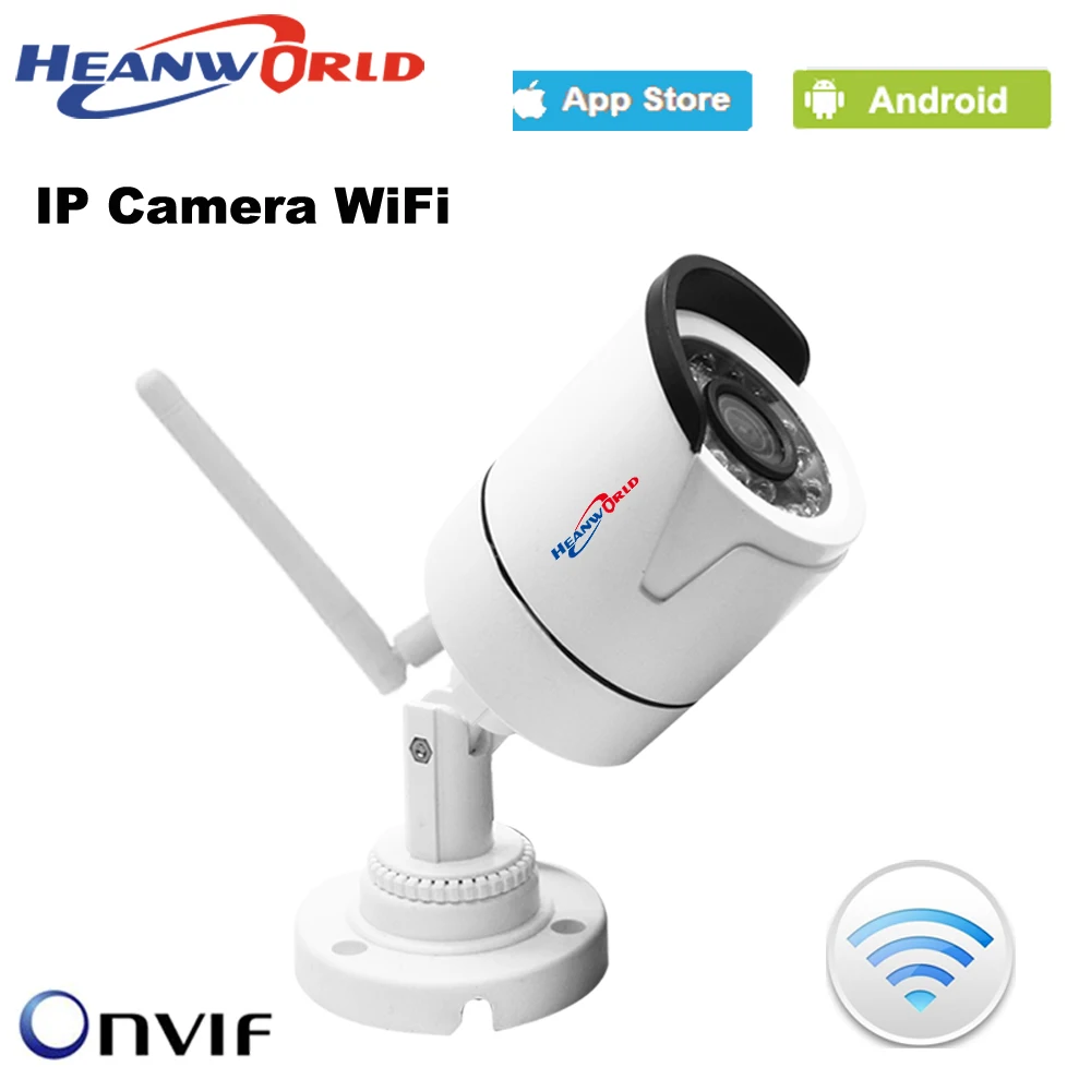Heanworld vonkajšie 1080P IP Kamera, Bezdrôtové Wifi HD 960P 720P INFRAČERVENÉ nočné videnie Onvif nepremokavé bezpečnostná bullet siete, web kamera