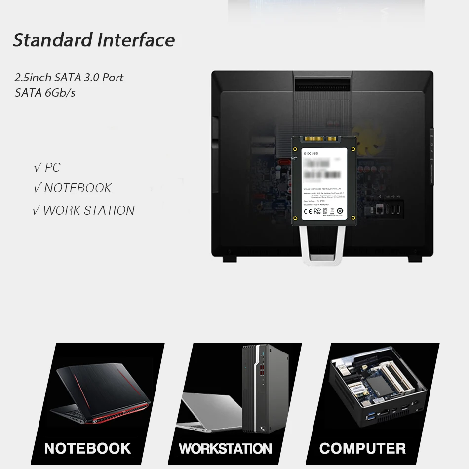 HIKVISION E100 Internej jednotky ssd (Solid-State Disky, 128 gb kapacitou 256 GB 512 gb diskom 1 TB 2.5