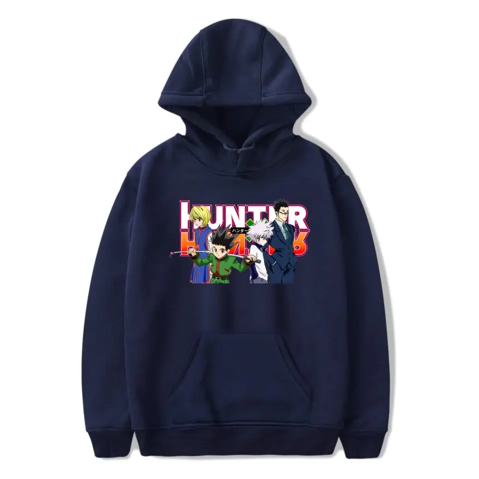Hip Hop Hunter X Hunter Hoodies Streetwear Módy Hoodeis Muži Ženy Hoodies Jeseň Bežné Dlhý Rukáv Anime S Kapucňou Tepláková Súprava