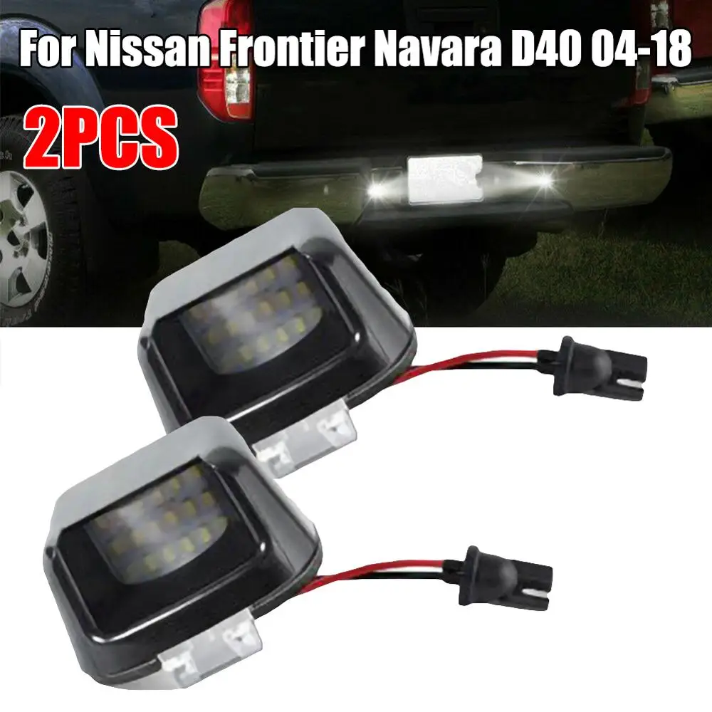Hot predaj Na Nissan Frontier Navara D40 Suzuki Vyzdvihnutie Biele LED špz Svetlo 04-18