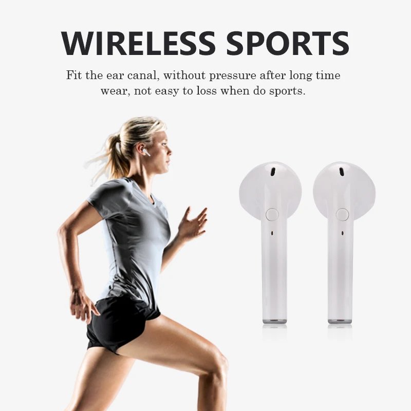 I7s TWS Bezdrôtové Slúchadlá Slúchadlo Bluetooth 5.0 Slúchadlá Športové Slúchadlá Slúchadlá S Mikrofónom Pre chytré telefóny, Xiao Samsung LG