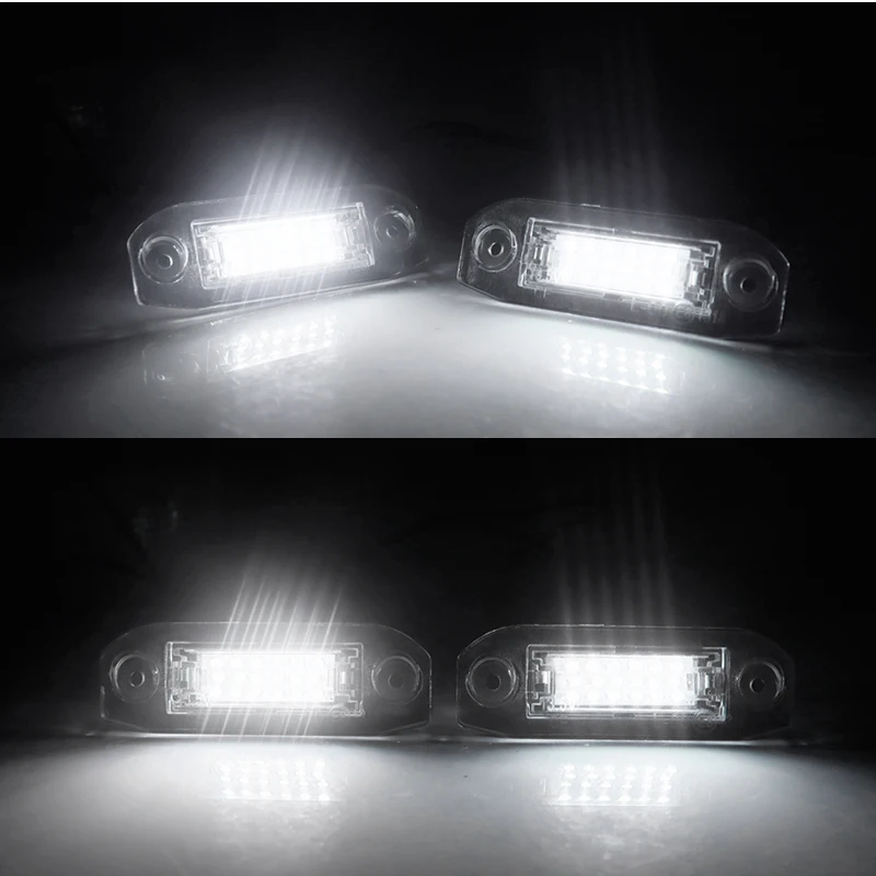IJDM Pre Volvo S60, V60 V50 XC60 XC70 XC90 atď Super Svetlé Canbus bez Chýb Xenon White LED Auto evidenčné Číslo Svetlá 12V