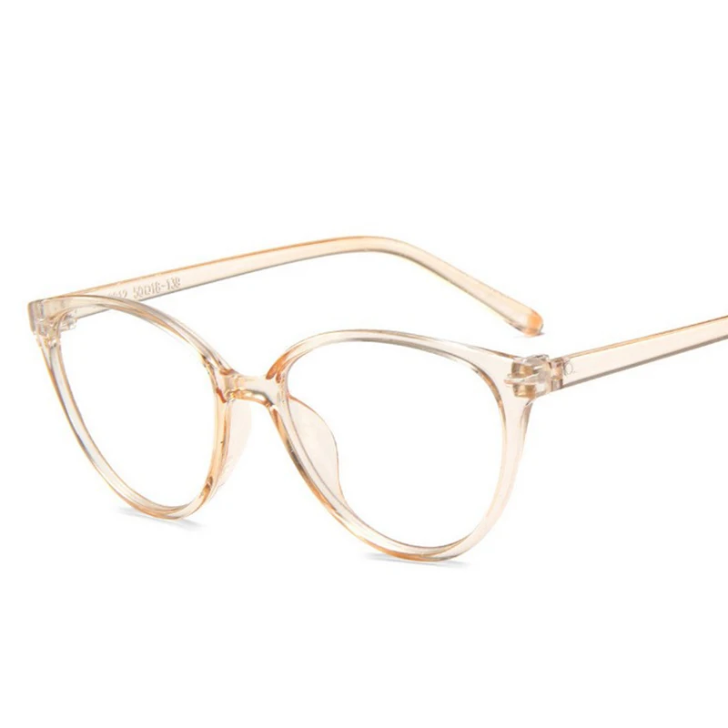 Imwete 2020 Cat Eye GlassesFrame Ženy Ultralight Retro Transparentné Okuliare Mužov Farbou Módne Rámy