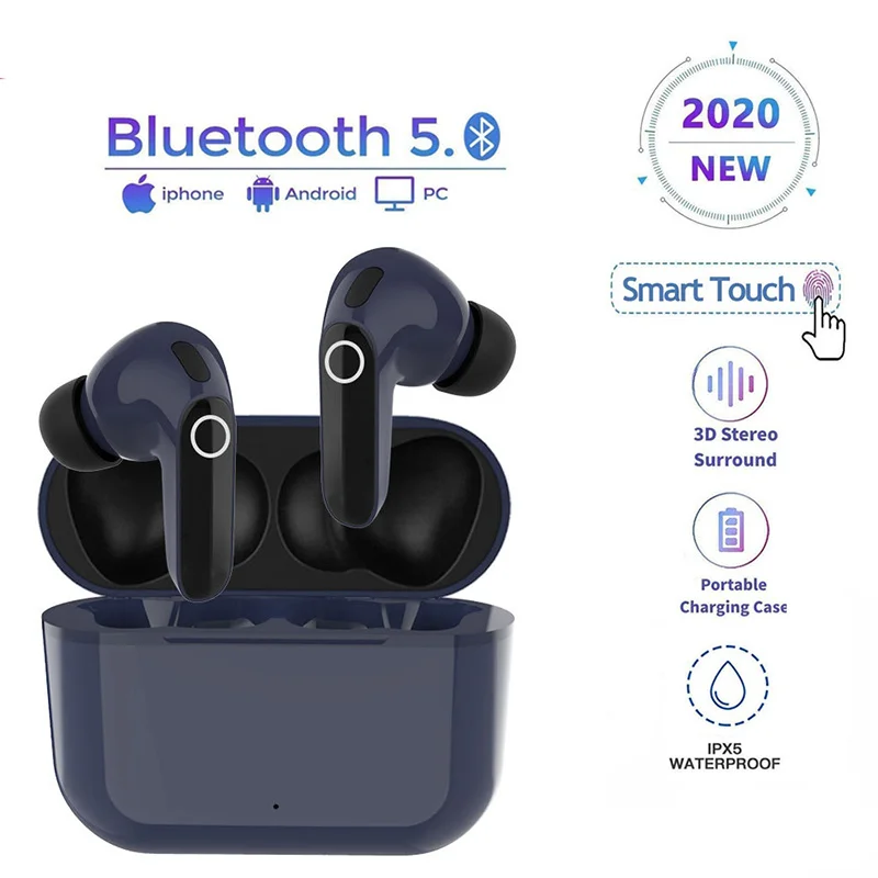 Inpods Vzduchu 3 TWS Slúchadlá Smart Touch Bluetooth 5.0 Slúchadlá Nepremokavé štupľov Telefóny Hifi Zvuk PK I100 I200 I500 I9000 I90000