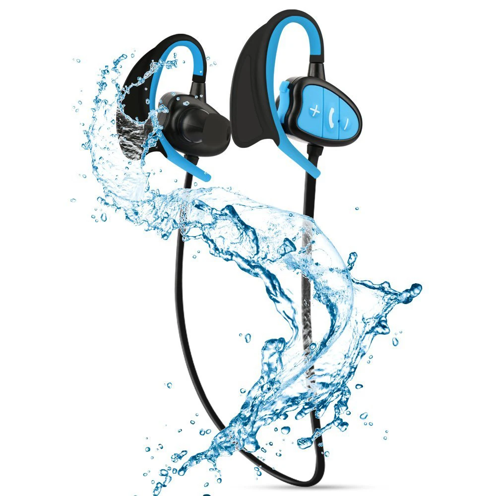 IPX8 Vodotesné Bezdrôtové Slúchadlá Bluetooth Slúchadlá pre CSR Stereo Headset w/ Mikrofón Basy Šport Beh Slúchadlá