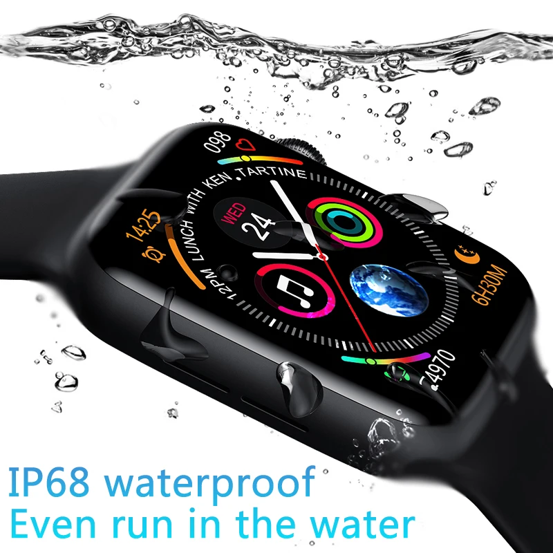 IWO W26 Bluetooth smart hodinky mužov a ženy, tepová frekvencia, krvný tlak detekcie športové fitness vodotesné hodinky pre Android alebo iOS