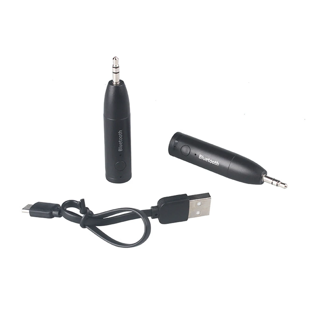 Jack 3.5 mm Stereo Bluetooth Handsfree súpravou do Auta, Adaptér Bezdrôtovej Bluetooth 5.0 Hudby Audio Prijímač 3.5 Jack Aux Prijímač, Adaptér