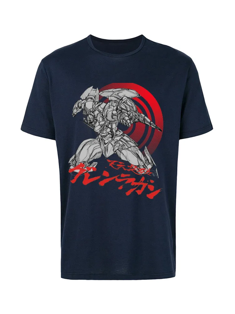 Japonské Anime Gurren Lagann Vytlačené T Košele GUAM Monster Čistej Bavlny Zábavné Topy, Tričká Classic Faddish Tshirts Fool ' s Day
