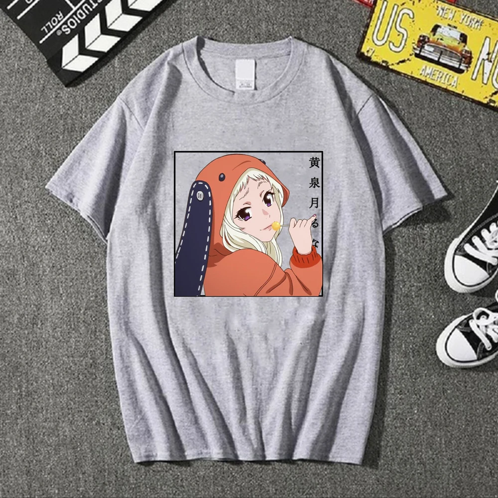 Japonské Anime Runa Kakegurui T-tričko Krátke Rukávy T-Shirt Ženy