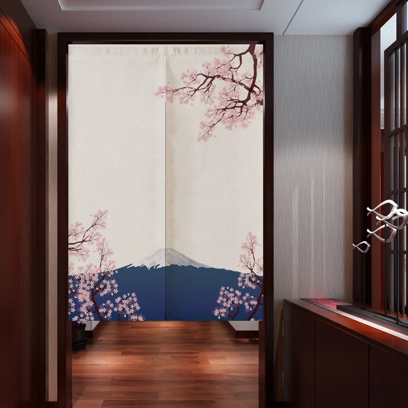 Japonský Ukiyo-e Bielizeň Dvere Záves Norenovi, Spálne, kuchyne Závesy Domov Vstup dekorácie Prispôsobiteľné opony