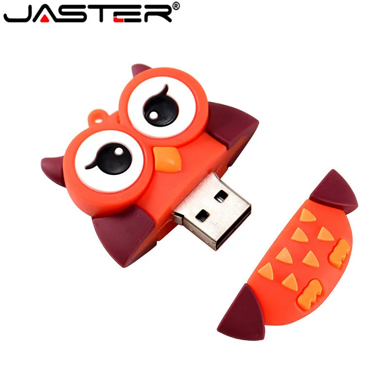 JASTER Cartoon 64GB roztomilý Tučniak sova bee fox zvierat USB Flash Disk 4 GB 8 GB 16 GB 32 GB kl ' úč USB 2.0 Usb kľúč