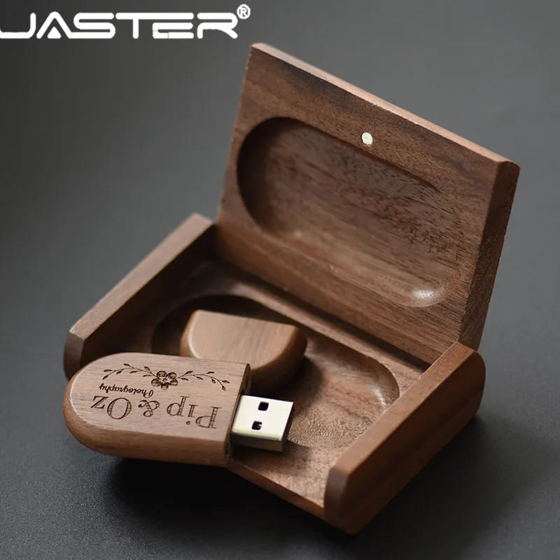 JASTER fotografie darček USB 2.0 Externé Úložné palec disk 4GB/8GB/16GB/32GB/64GB 1PCS zadarmo logo drevené usb+políčko doprava zadarmo