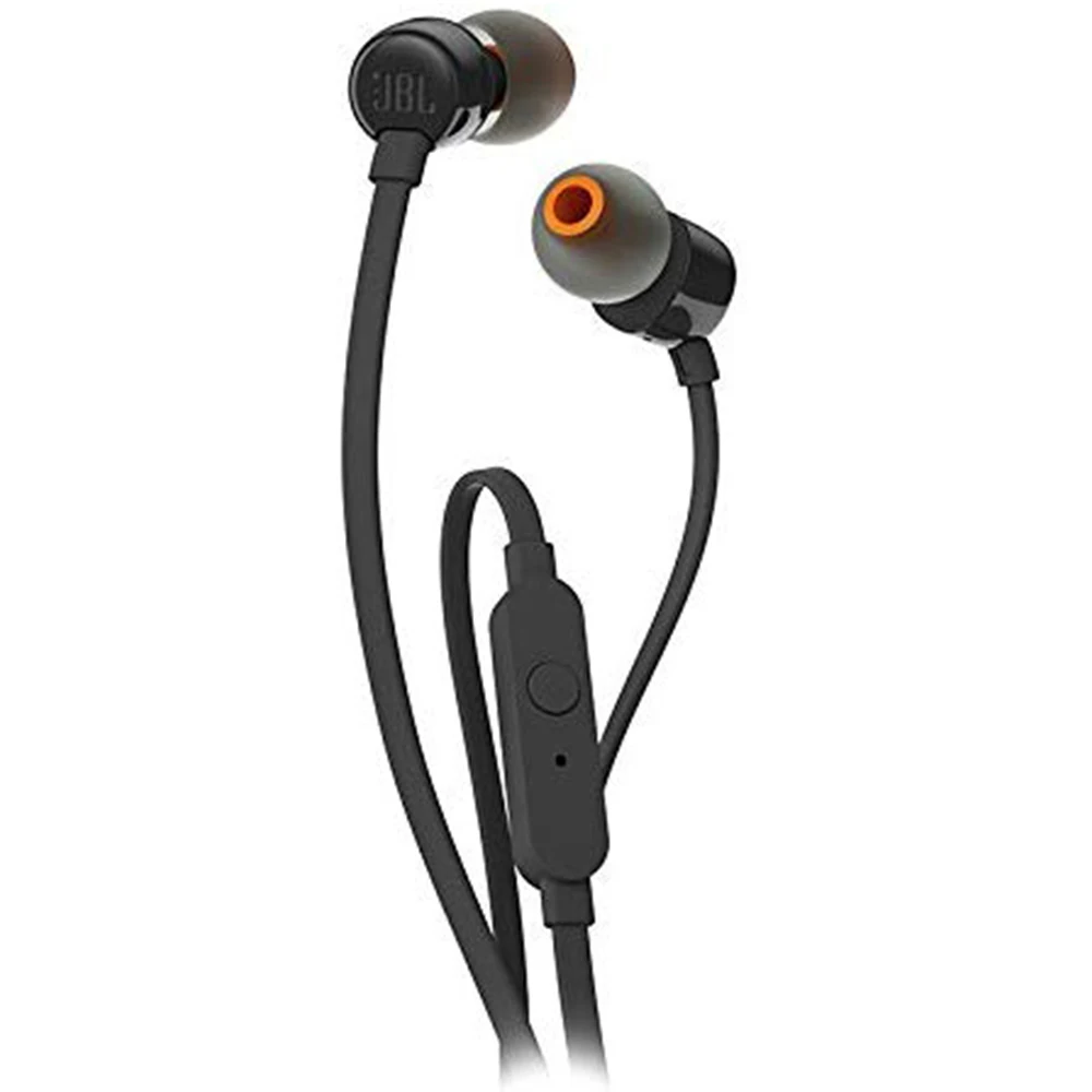 JBL T110 Káblové Stereo In-ear Slúchadlá 3,5 mm Slúchadlá Drôtové Športové Headset stlačením Jedného Tlačidla Diaľkového S Mic Podporu HUAWEI XIAO