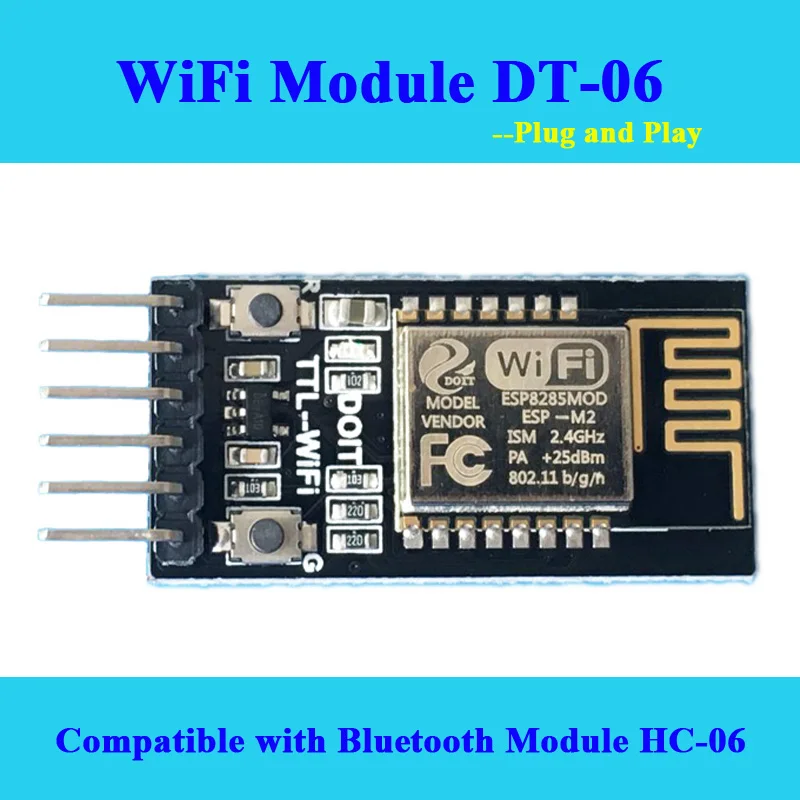 Jednoduché použitie DT-06 Bezdrôtový WiFi Sériový Port Transparentný Prenos Modul podobné Bluetooth HC-06 TTL na WiFi diy rc hračky