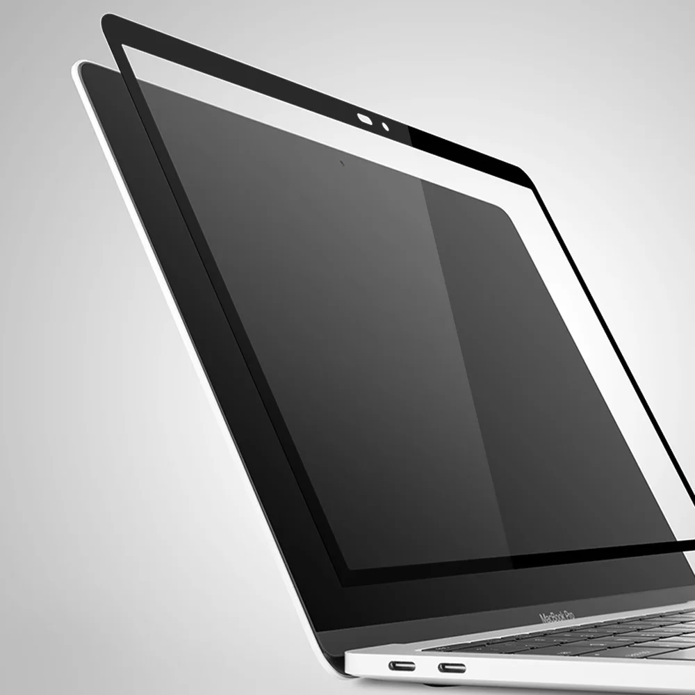 Jednoduché Vložiť Žiadne Bubliny Obrazovky Ochranný film s Čiernym Rámom Pre 2012-MacBook Pro 13 palcový disk CD ROM Model A1278