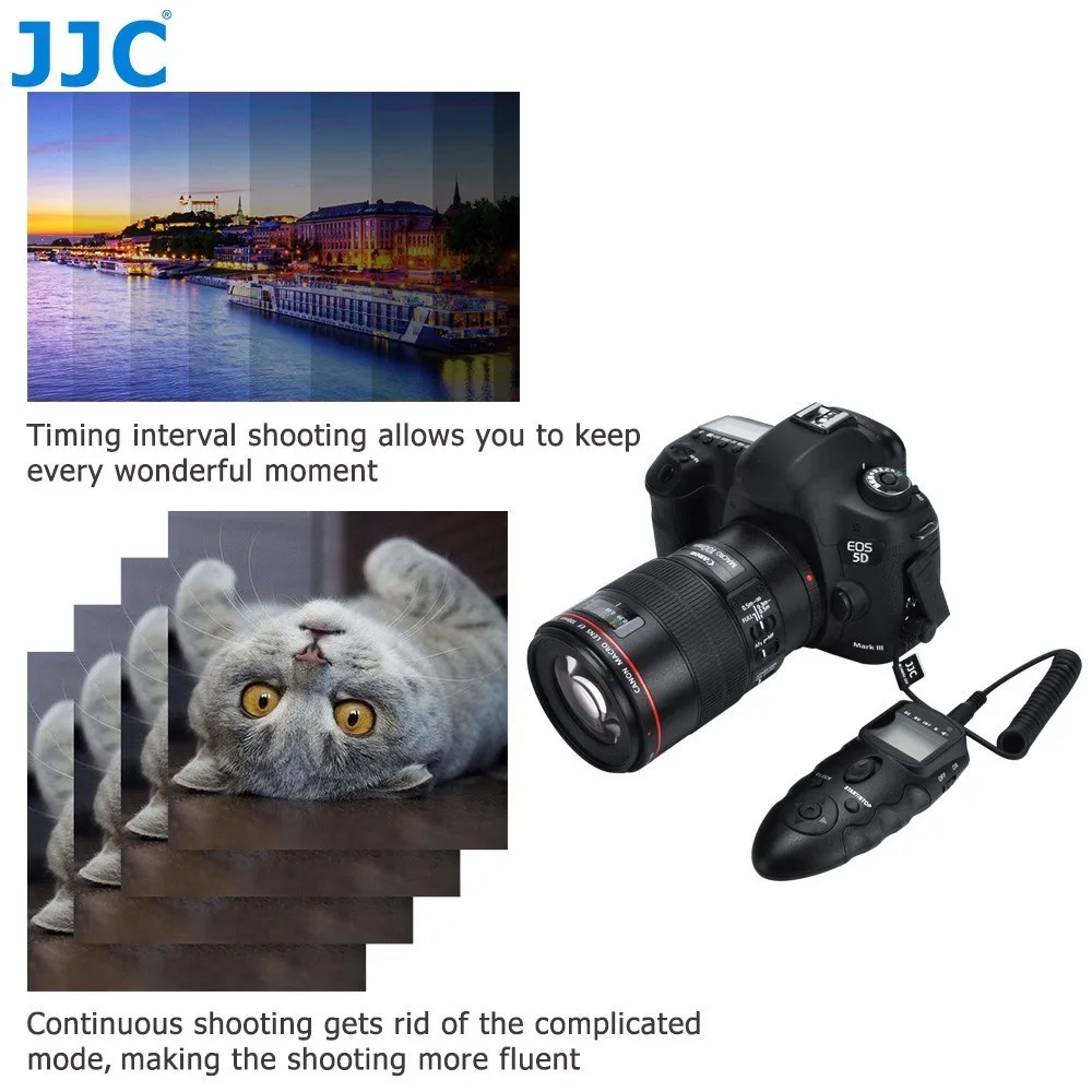 JJC DSLR Fotoaparátu, 2.4 GHz RF Bezdrôtový Časovač, Diaľkové ovládanie pre FUJIFILM X-H1/X-Pro2/X-A3/X100T/X100F/X-T20 56 Kanálov Ovládanie