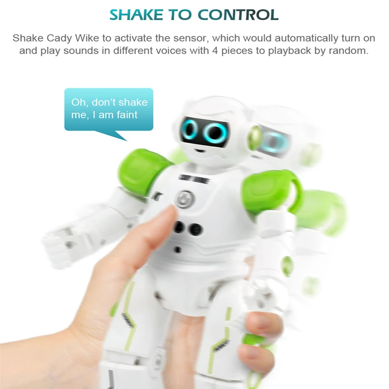 JJRC R11 Vzdelávacie Robot Hračka Inteligentné Programovateľné Chôdza Hudba, Tanec, Bojové Obranca Robo Deti Robotica Súprava Rc Robot