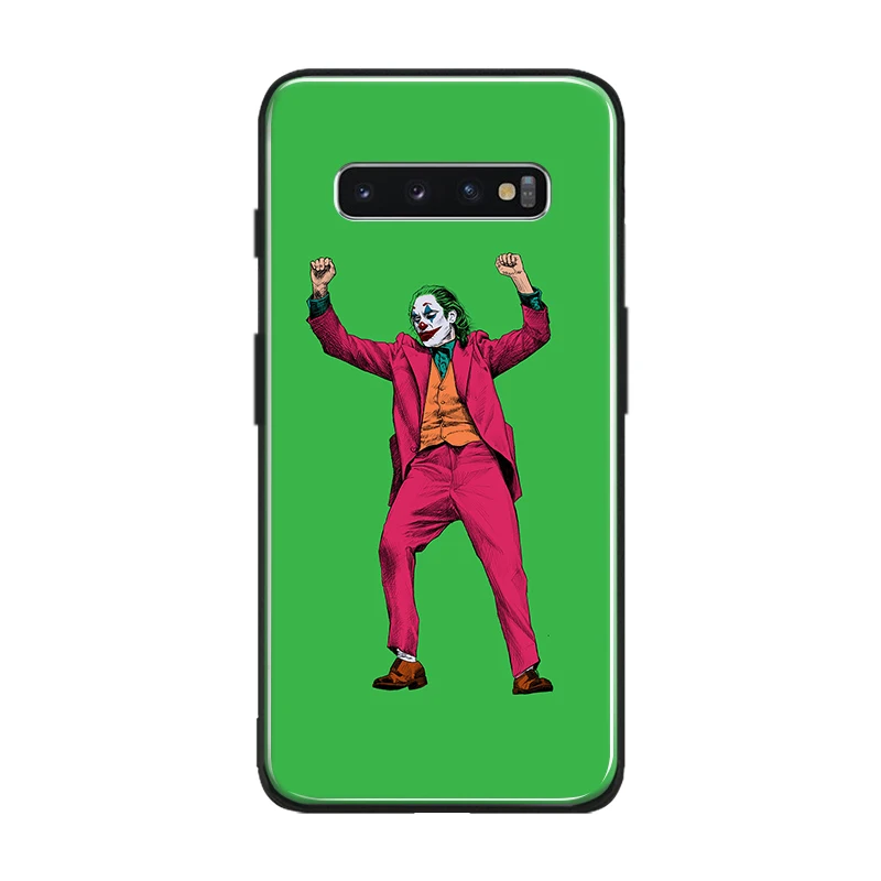 Joker Joaquin Phoenix plagát mäkké silikónové sklo telefón prípade kryt plášťa pre Samsung Galaxy S8 S9 S10e s rezacím zariadením S10 Poznámka 8 9 10 Plus