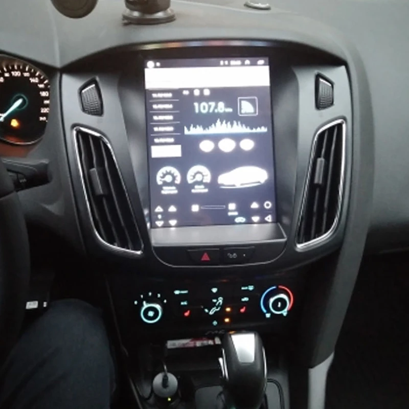 JOYINCAR Pre Ford Focus 3 Mk 3 2012-2016 Tesla obrazovke Tesla štýl Android 9.1 autorádia Multimediálne Video Prehrávač, GPS Navigáciu