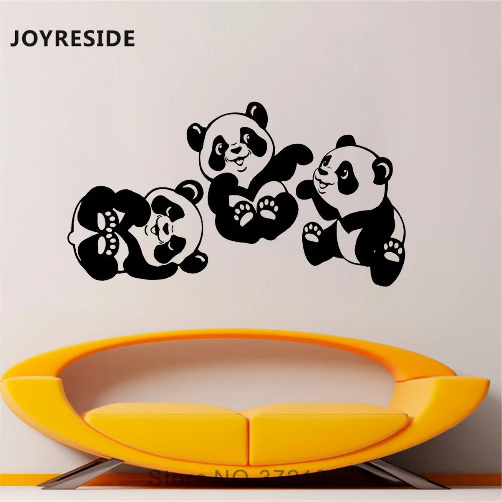 JOYRESIDE Panda Dieťa Nálepky na Stenu Obtlačky Vinyl Deti, Chlapci, Dievčatá, Izba Spálňa, Obývacia izba Domov, Dizajn Interiéru, Umenie nástenná maľba A1449