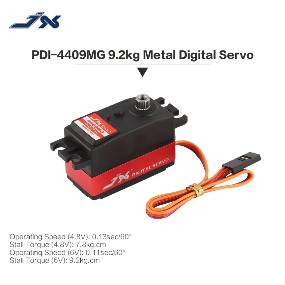 JX Servo PDI-4409MG 4.8-6V 9.2 kg Metal Gear Standard Digital High Speed Digitálny Štandard 1/8 1/10 RC Auto